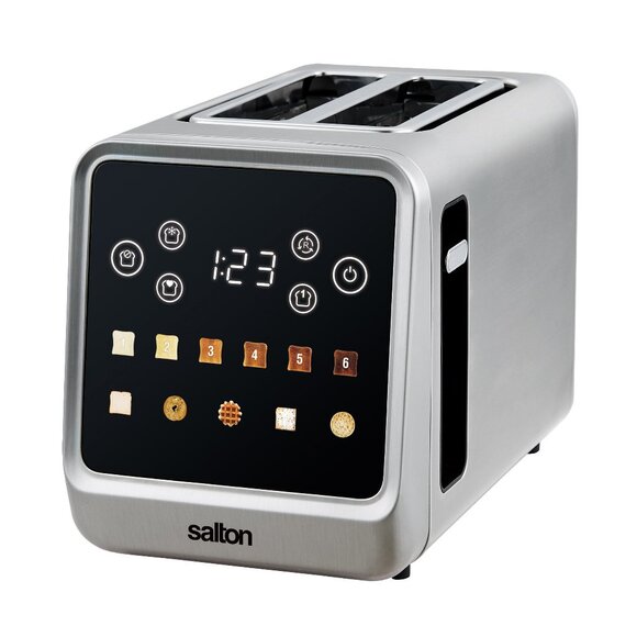 Salton 2 Slice Touch Screen Toaster - Picture 1 of 8